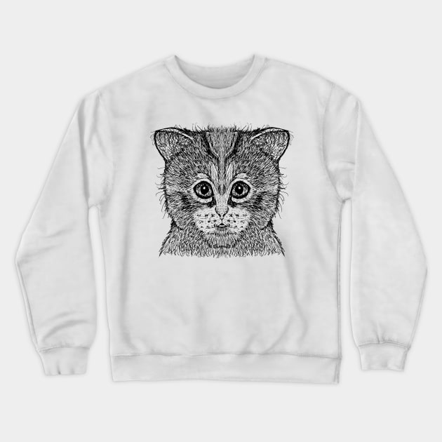 Cat 14 Crewneck Sweatshirt by msmart